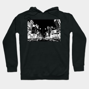 Shinjuku Tokyo Manga Panel Hoodie